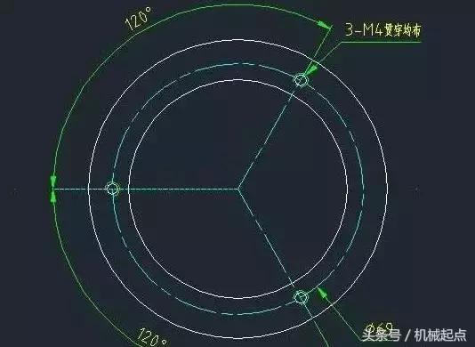 数控加工中心简单的钻孔手工编程实例讲解(图4)